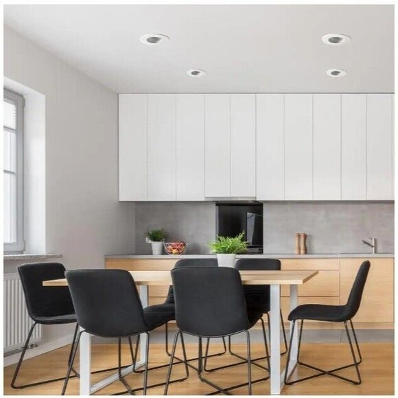 Globe Commercial Electric 4" LED Recessed Lighting Kit, Directional, Glare ctrl - Picture 5 of 5